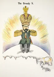 The Broody N, illustration from The Struwwelpeter Alphabet, verse by Harold Begbie